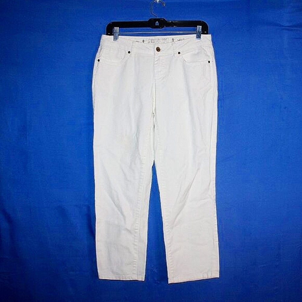 Jennifer Lopez Straight Leg Jeans White Size 4